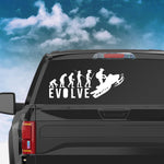 EVOLUTION SLED - Premium Vinyl Decal/Sticker - BRAPSports.com - Stickers & Decals