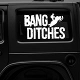 Bang Ditches Sled - Premium Vinyl Decal/Sticker - BRAPSports.com - Stickers & Decals