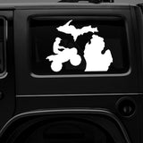 Michigan ATV - Premium Vinyl Decal/Sticker