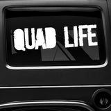 QUAD LIFE - Vinyl Decal/Sticker - BRAPSports.com - Stickers & Decals
