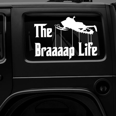 THE BRAP LIFE - Vinyl Decal/Sticker - BRAPSports.com - Stickers & Decals