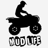 Utility ATV Mud Life - Vinyl Decal/Sticker - BRAPSports.com - Stickers & Decals