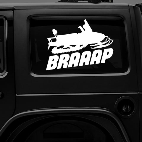 BRAAAP Snowmachine - Premium Vinyl Decal